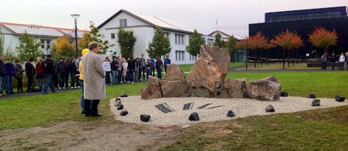 Stein Monument, gebaut von den RollingFlintStones