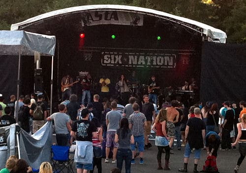 Green-Hill Festival am UCB Six Nation